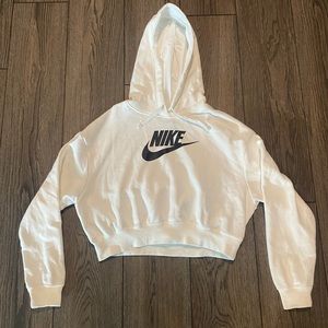 Nike Sportswear Women's Cropped Hoodie White DQ5850-100 Small